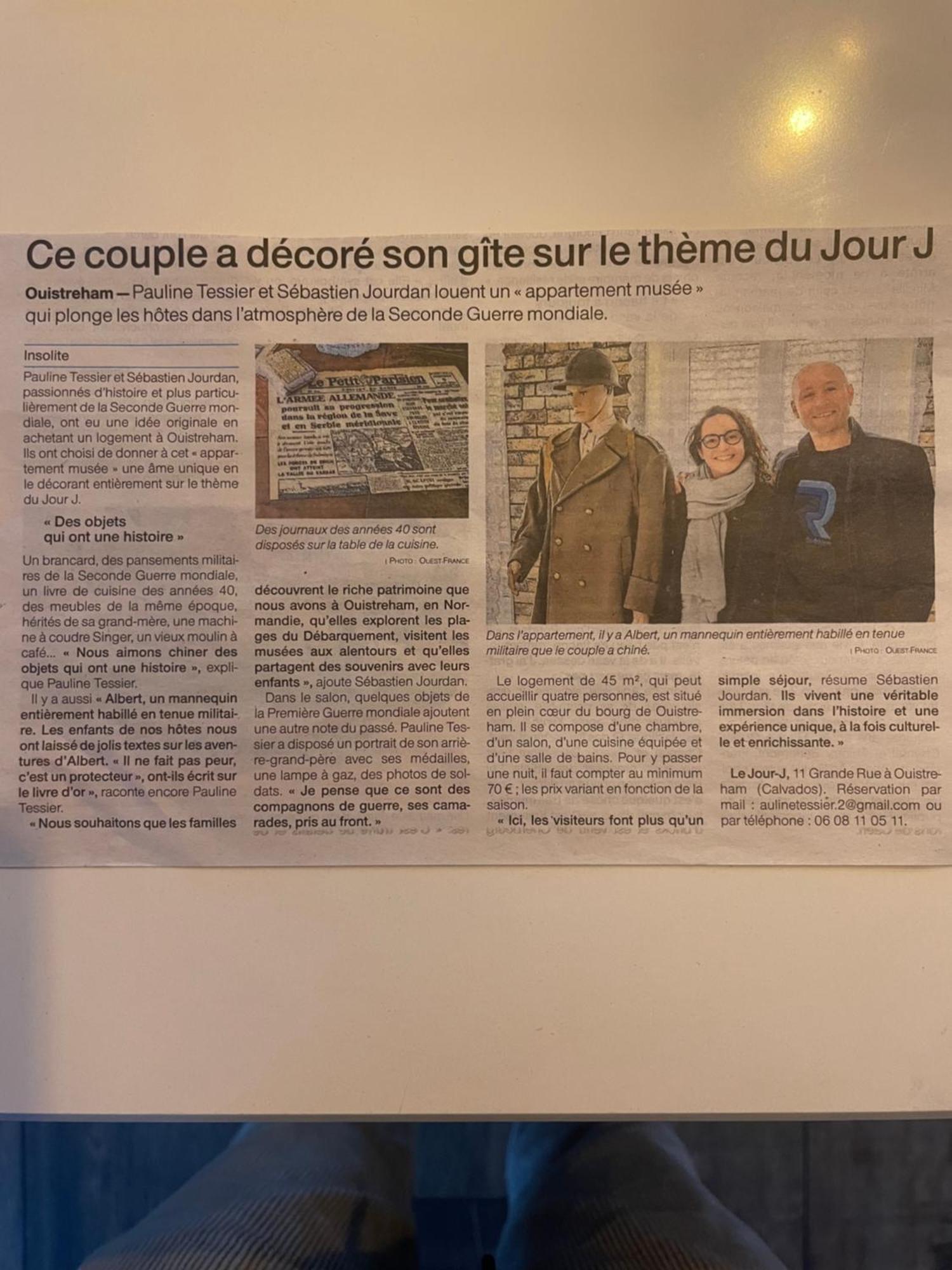 Appartement Musee Le Jour-J Уистреам Екстериор снимка